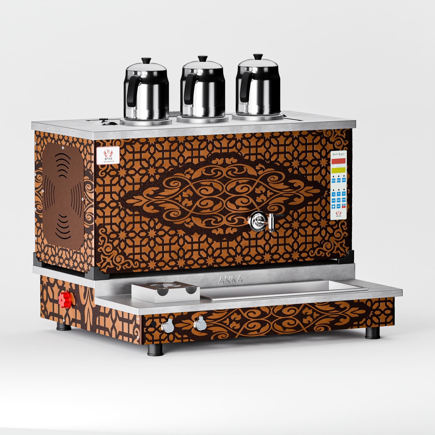 Bakır Pro Plus Hibrit Smart Çay Kazanı