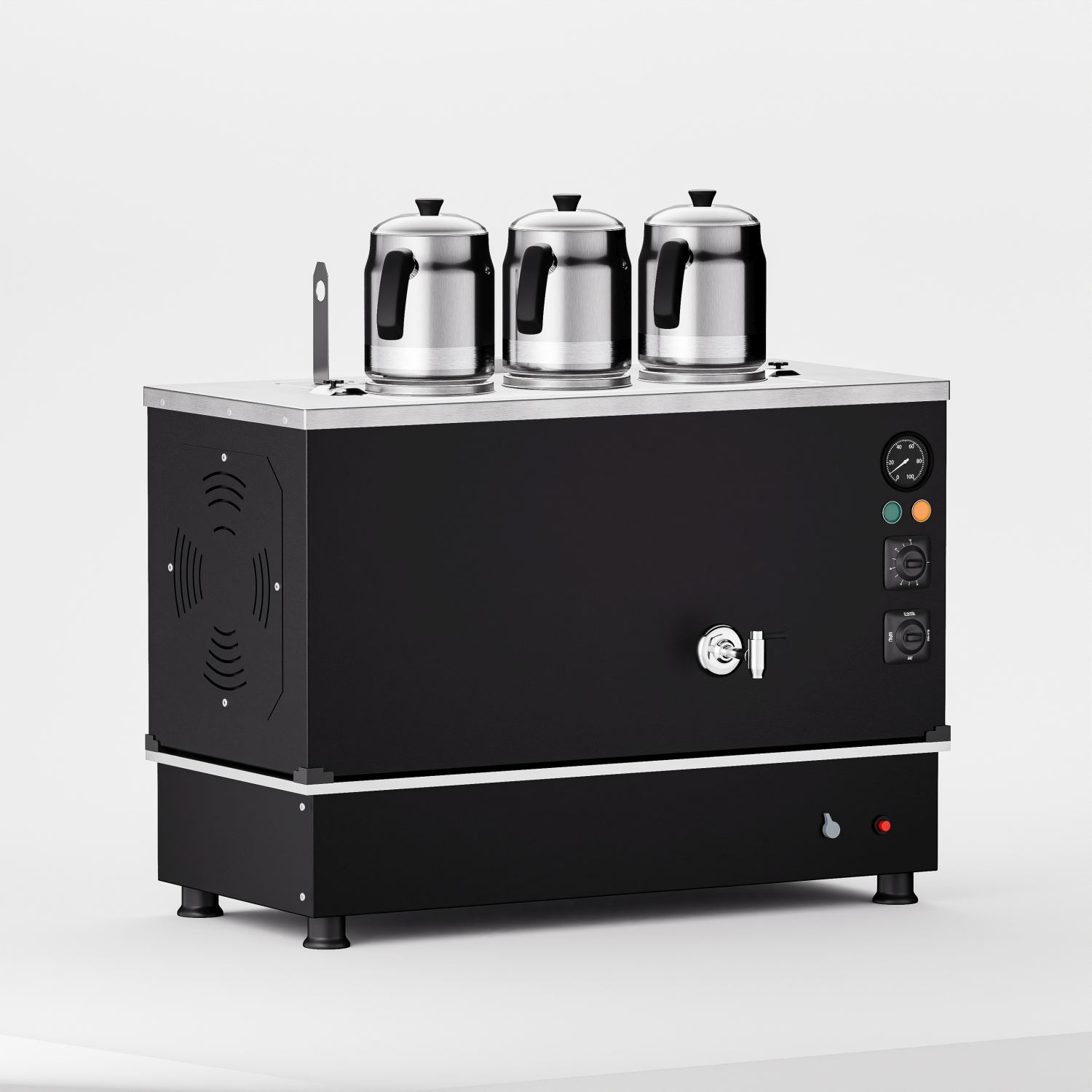 Black Pro Compact Hibrit Çay Kazanı