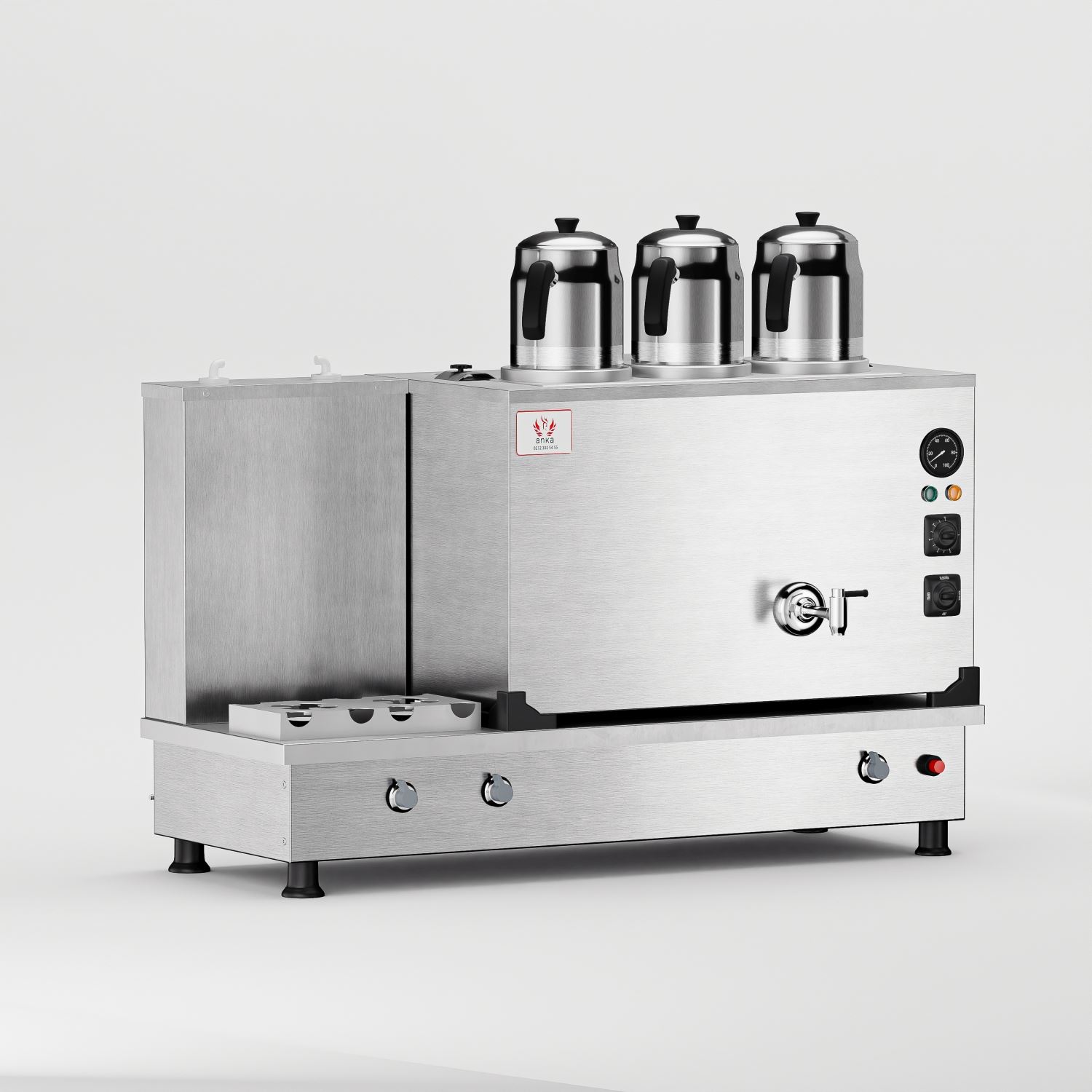 Inoks Turbo Hibrit Çay Kazanı