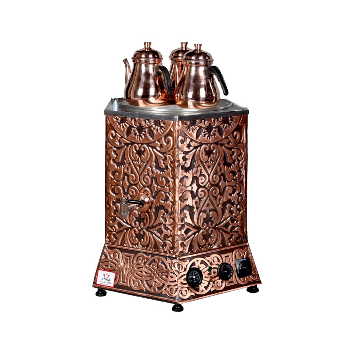 Bakır Pro Max Elektrikli Çay Makinası