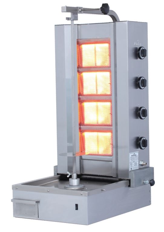 Doner Machine with Gas (With Bottom Motor)
