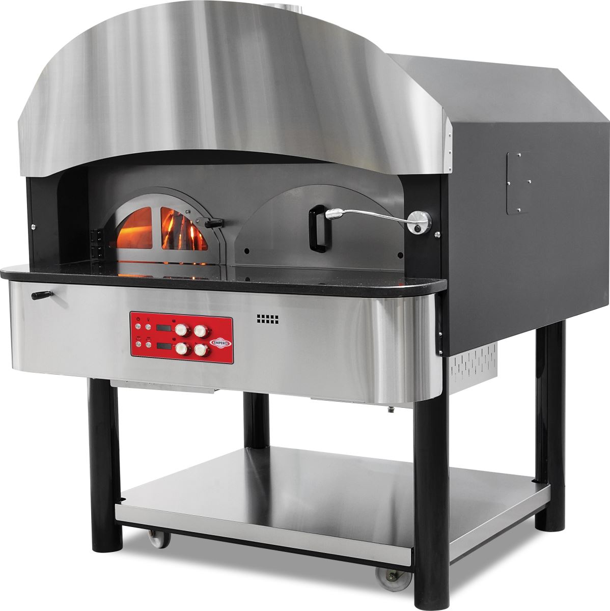 Gazlı ve Odunlu Döner Tabanlı Pizza Fırınları