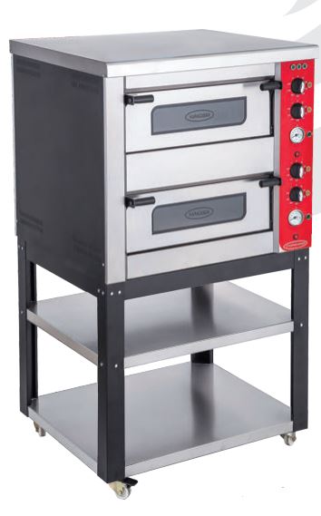 KRCS-PFS 4 (stand) ÇİFT KATLI PİZZA FIRINI