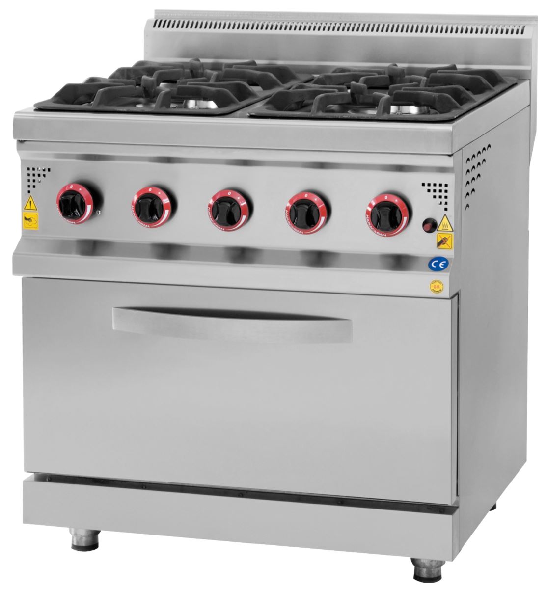 RANGE WITH OVEN WITH GAS