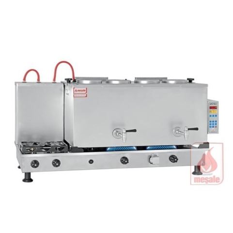 Meşale Inox Çay Kazanı, Akıllı, Full Elektrikli, 2 Demlikli