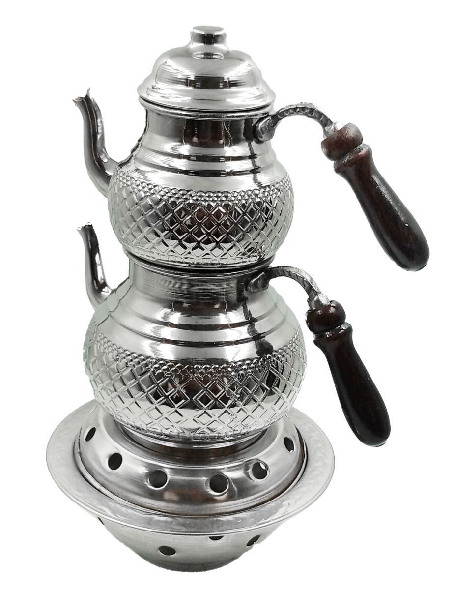 Reşolu Nikel Çaydanlık Seti